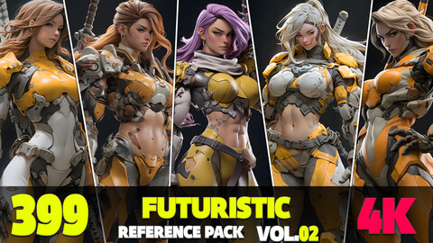 399 4K Futuristic Reference Pack Vol.02
