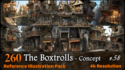 260 The Boxtrolls Concept Reference Pack | 4K | v.58