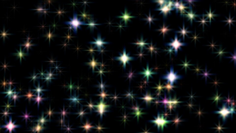 Abstract Sparkles Animation Background in 4k