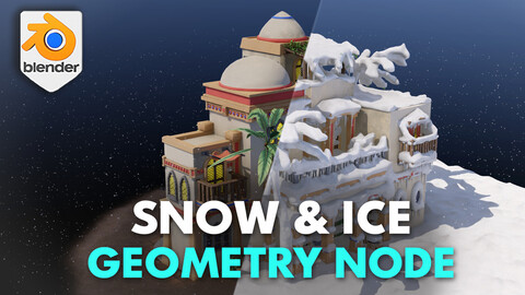 Blender 4 Snow & Ice Geometry Node