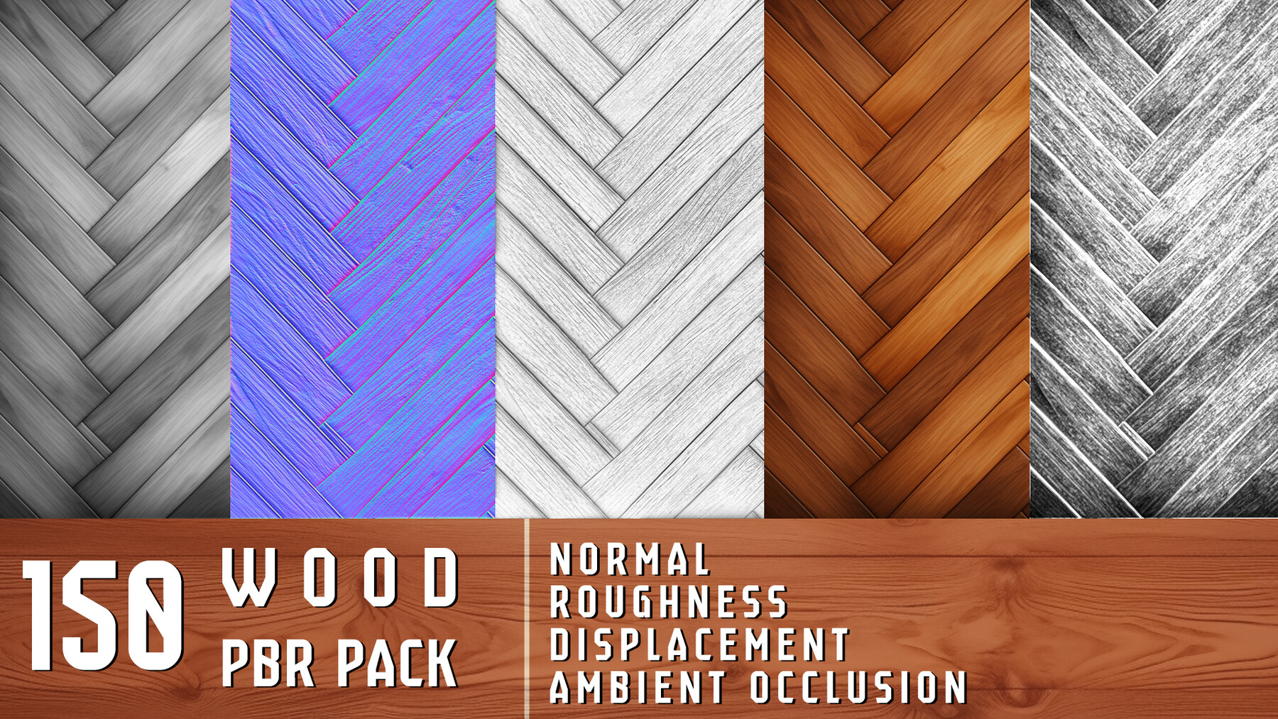 ArtStation - 150 Pack Of PBR Wood Textures - PBR Textures | Artworks