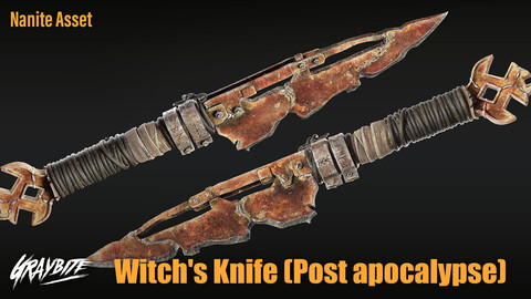 Witch's Knife (Post apocalypse-Nanite Asset)