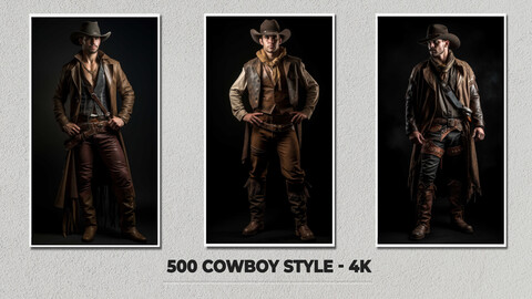 500 Cowboy Style (Male / Female) - 4K