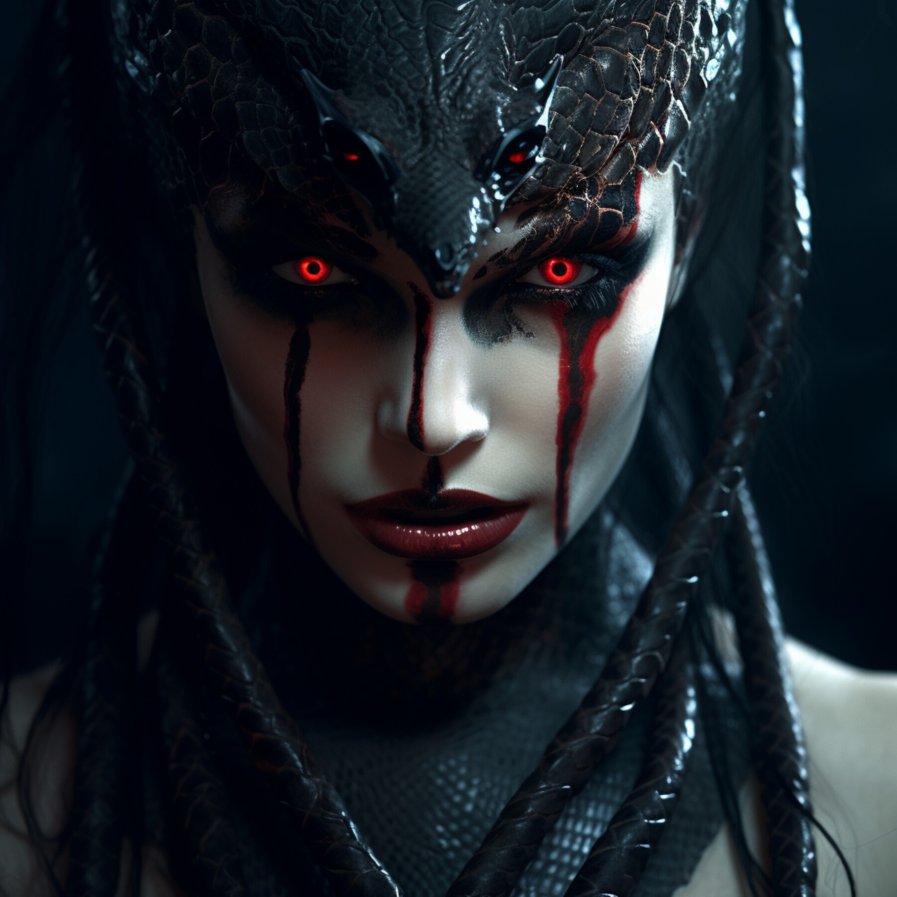 ArtStation - Dark hybrid snake vamp | Artworks