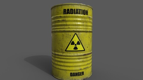 Barrel radiation - PBR Game Ready model