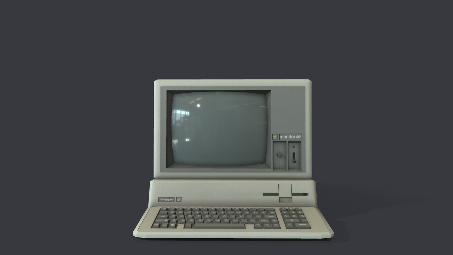 ArtStation - Apple 3 computer - PBR Game Ready model | Resources