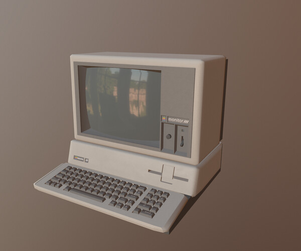 ArtStation - Apple 3 computer - PBR Game Ready model | Resources