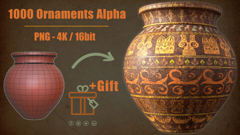 1000 Ornaments Alpha Pack + 30 Gift Alpha