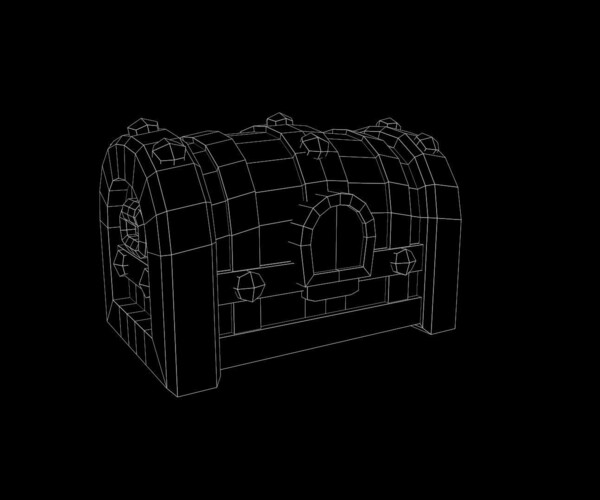 ArtStation - Styized Chest / Game Ready / Low Poly / PBR 3D Model ...