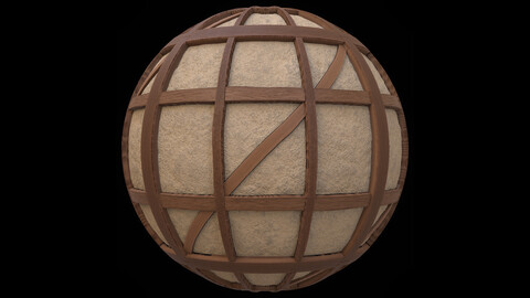 Stylized Wall 2 /PBR Material 4K / .sbsar /.sbs