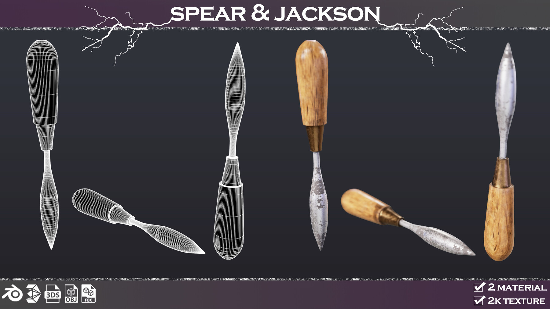 ArtStation - Spear Jackson garden set