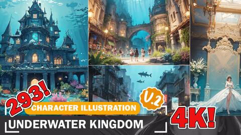 293 Underwater World Kingdom Ideas Illustration in 4K V2