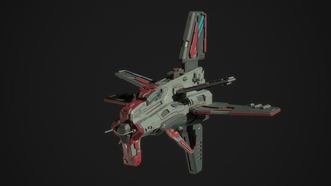 Sci fi scout spaceship