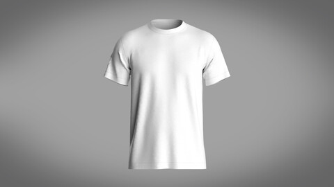 Regular Basic T-Shirt in Low Poly