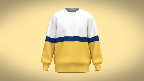 Mens Yellow Sweat shirt