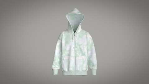 Zip Hoodie-Wash