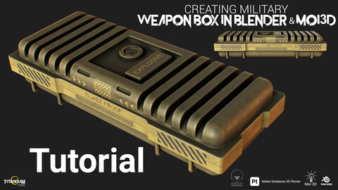 Weapon Crate Creation Process in MoI 3D