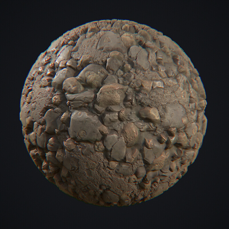 ArtStation - Rocky Ground Materials Vol 1 | Game Assets