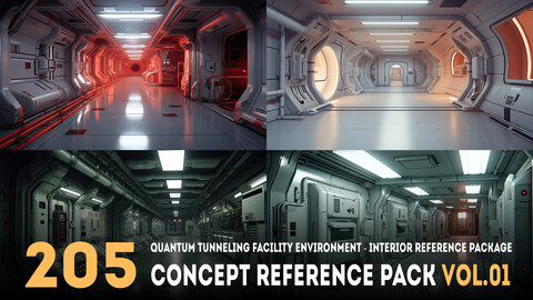 205 arts - Quantum Tunneling Facility Environment - Interior Reference Package Vol.01 - More Than 6K Resolution