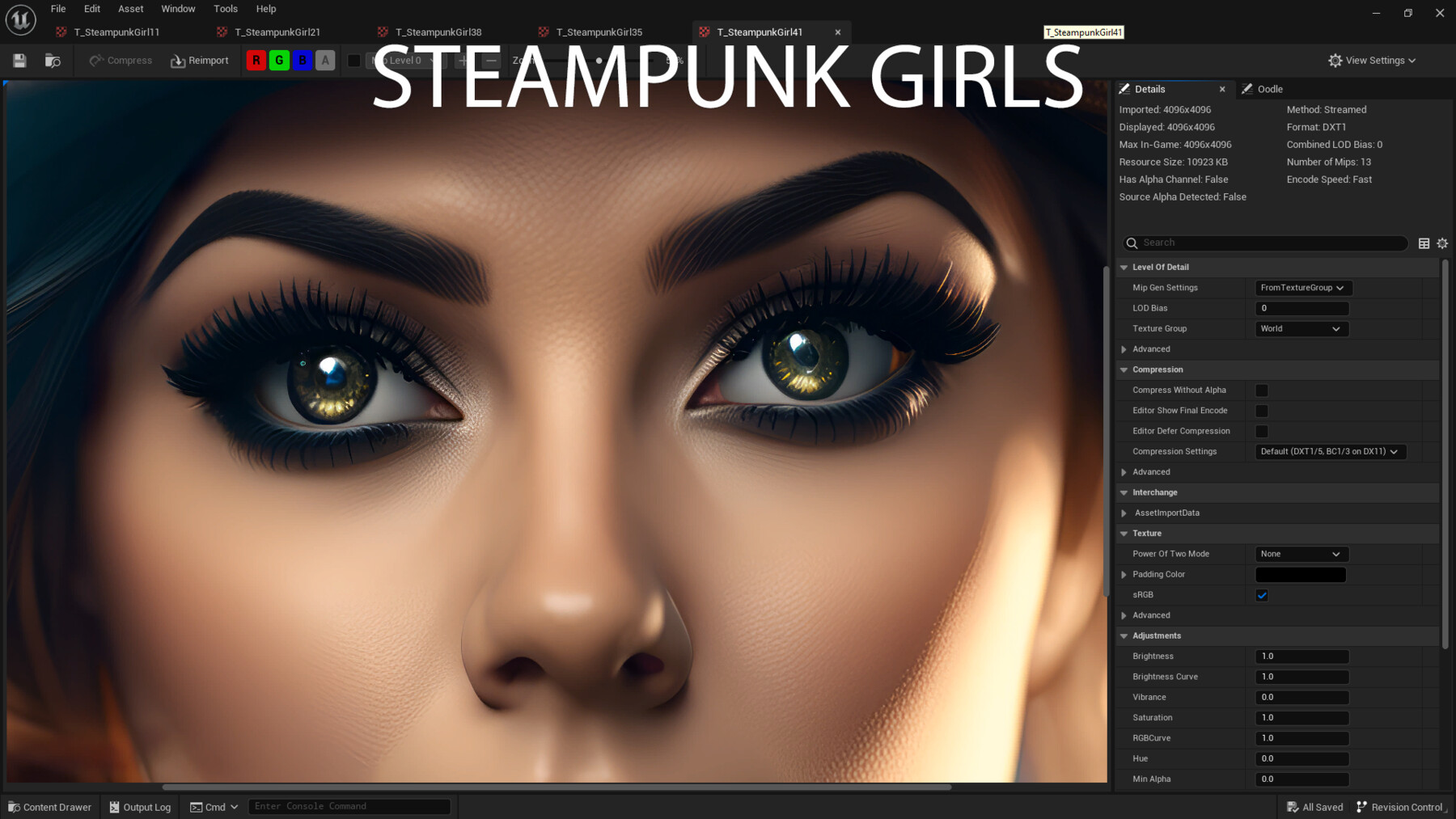 ArtStation - Steampunk Girls UE5.3 | Artworks