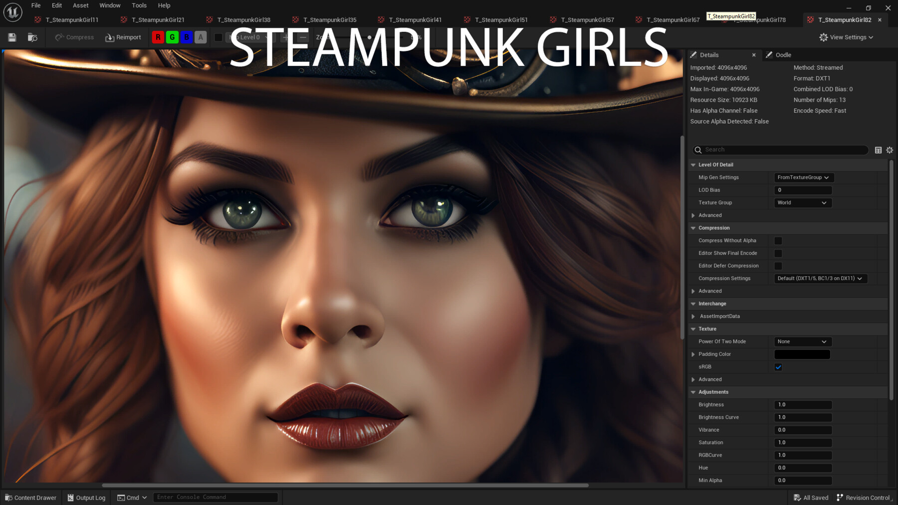 ArtStation - Steampunk Girls UE5.3 | Artworks