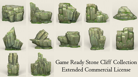 Game Ready 12 Stone Rock Cliff Collection