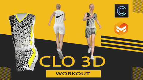 Workout,Marvelous Designer or Clo3D (ZPRJ)