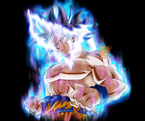 ArtStation - Goku MUI Render for printing | Artworks