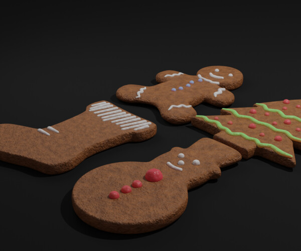 ArtStation - Ginger Christmas cookies | Resources