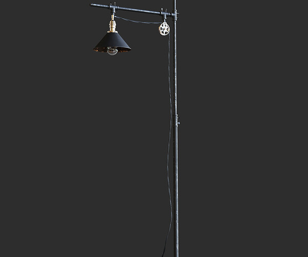 ArtStation Industrial Style Floor Lamp Resources   File 