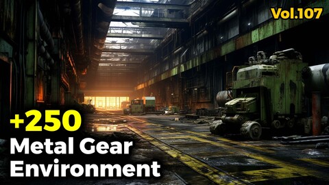 +250 Metal Gear Environment Concept (4k) | Vol_107