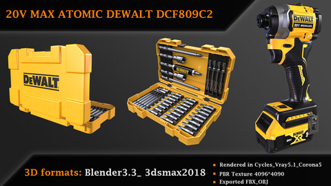 DEWALT DCF809C2 ATOMIC 20V MAX