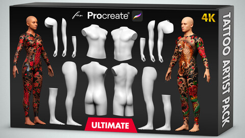 Tattoo Artist Body Parts Pack - Ultimate