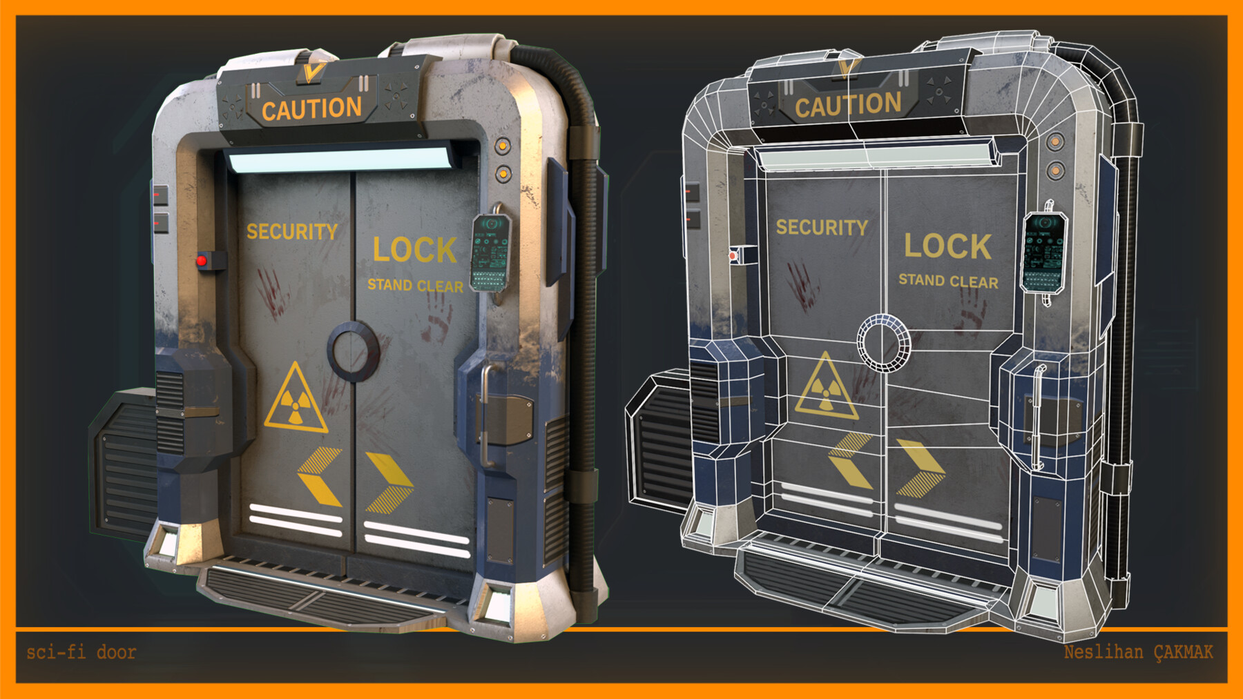 ArtStation - Sci-fi Door | Game Assets