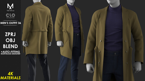 Men's Outfit 36 - Marvelous / CLO Project file