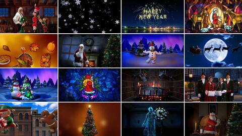 Atmosfx Christmas Projections Bundle ( DOWNLOAD )