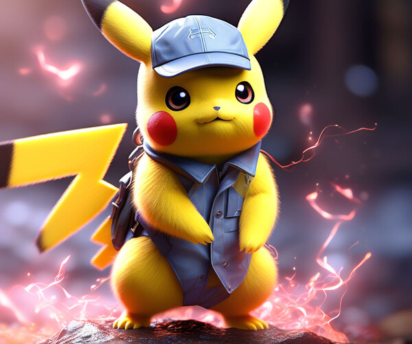 ArtStation - Pikachu in a master mode | Artworks