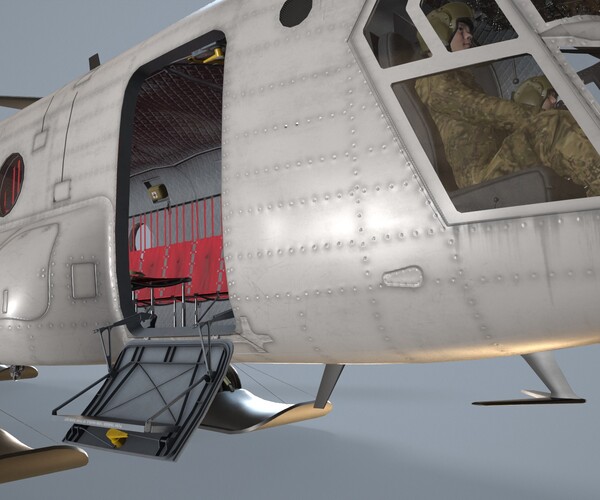 ArtStation - Chinook CH-47 Blank Livery | Game Assets