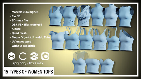 15 TYPES OF WOMEN TOPS