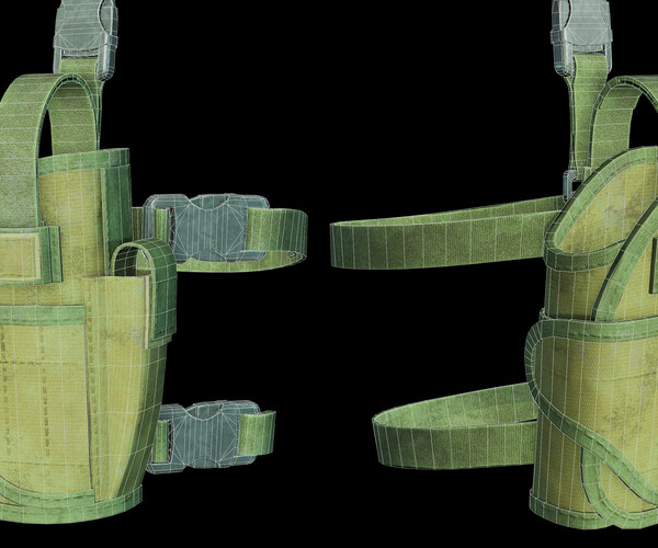 ArtStation - Operative Belt and Tactical Leg Holster