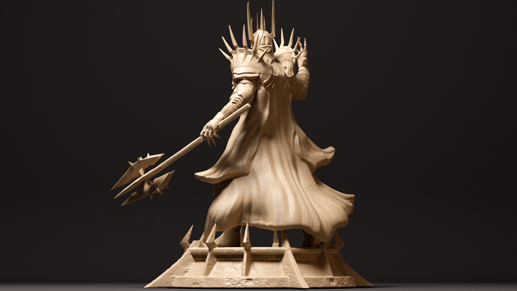 Artstation Sauron Lord Of The Rings 3d Print Model Resources