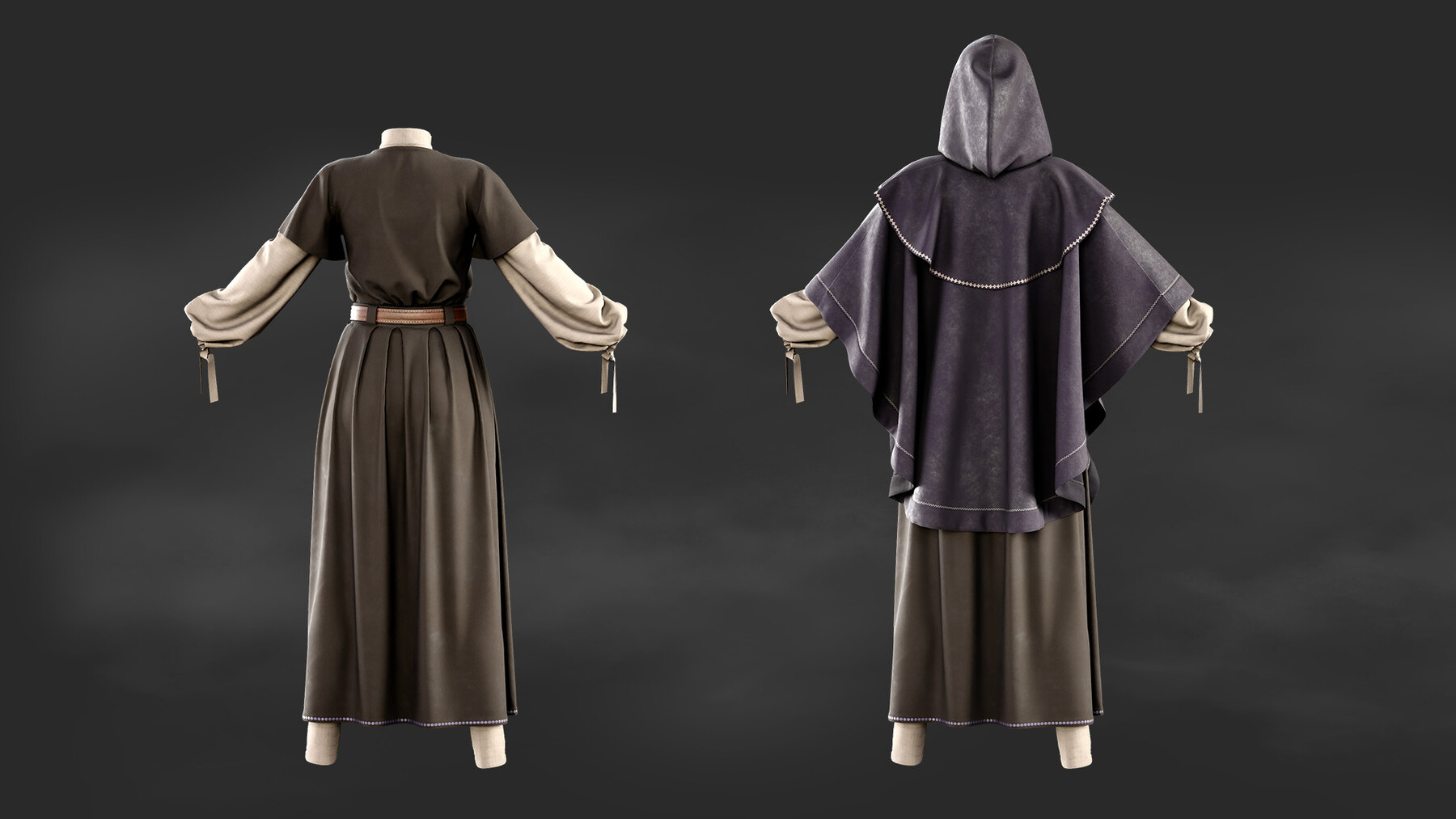 ArtStation - Female Fantasy Outfit 003 / Marvelous Designer / 4k ...