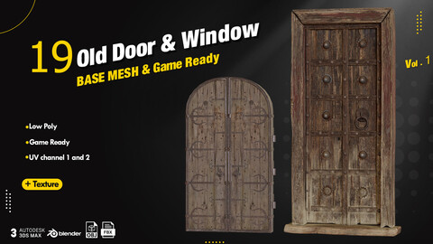 30 Old Door & Window Vol.7