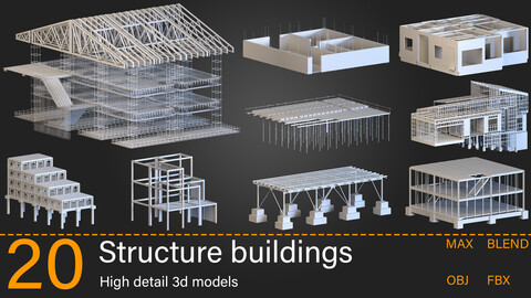 20-Structure buildings -Kitbash -vol.03