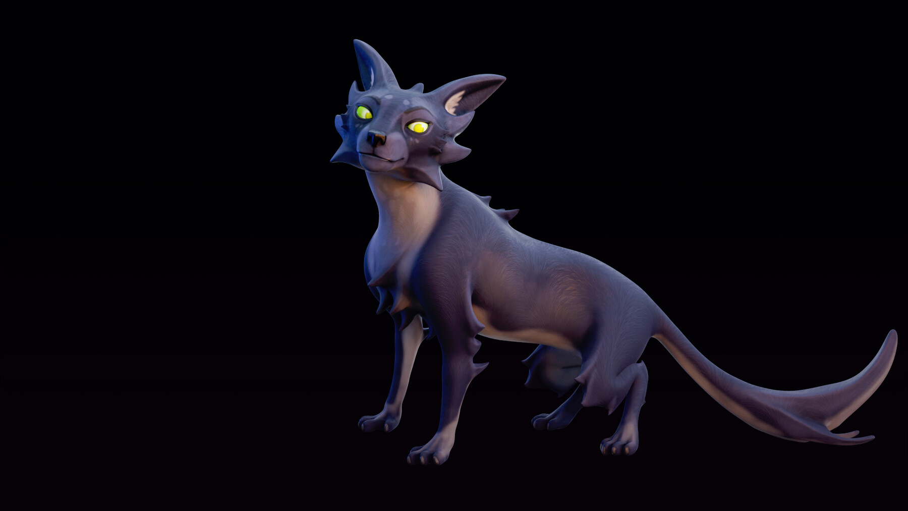 ArtStation - Cartoon Cat Rigged 3D Model | Game Assets