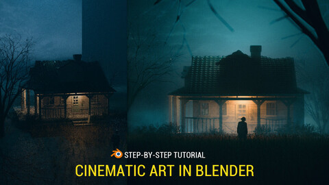 Blender 4.0 Beginner Workflow For Cinematic Art - Step-By-Step Tutorial