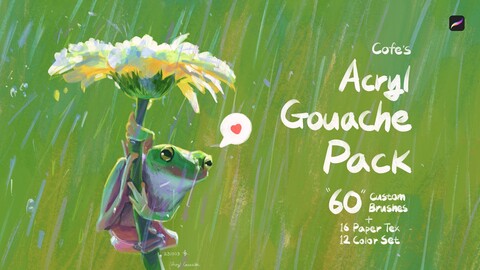 COFE's Acryl Gouache Pack | Procreate