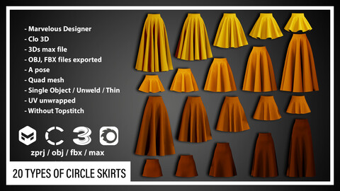 20 TYPES OF CIRCLE SKIRTS