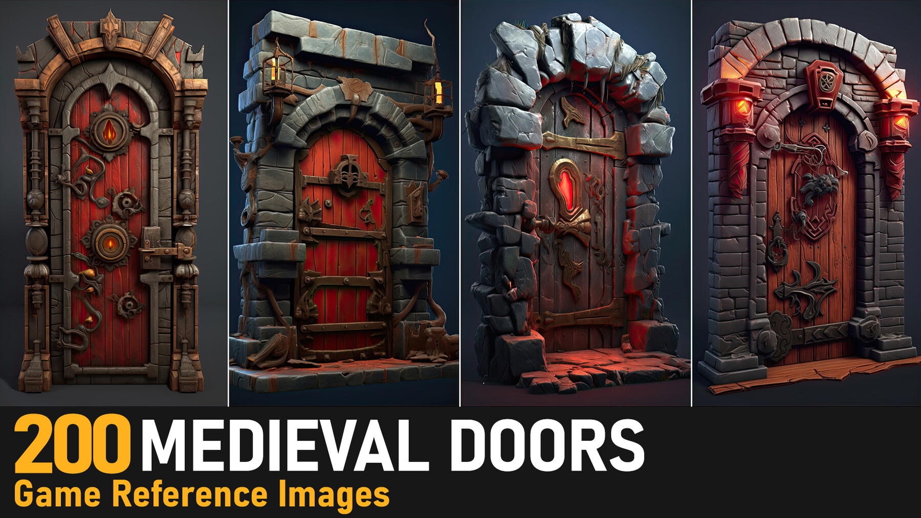 I updated the empty doors so they look better, if you are going to