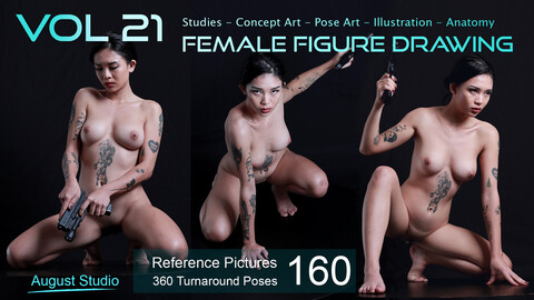 Female Figure Drawing - Vol 21 - Reference Pictures